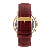 Chrono Zebrawood / Gold Leather