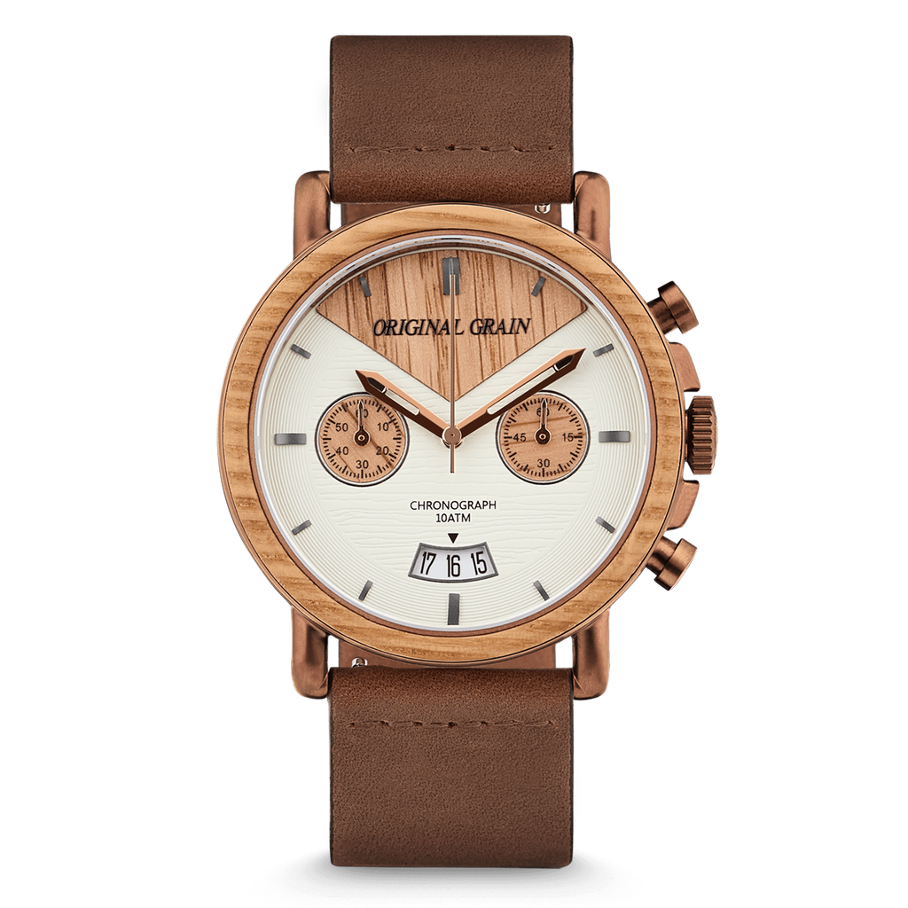 Chrono Whiskey / Espresso Leather