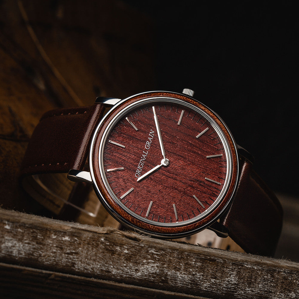 Chrome / Rosewood / Wood Dial