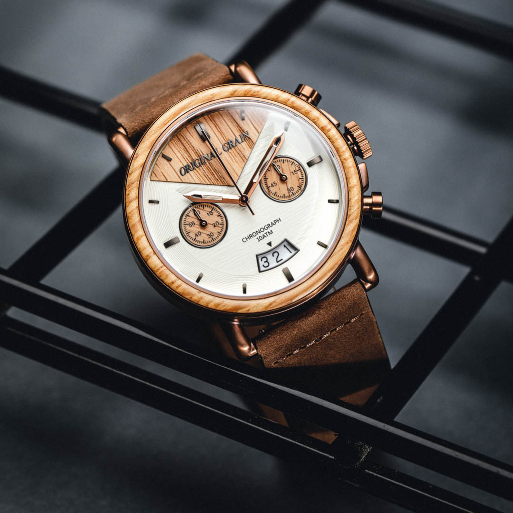 Chrono Whiskey / Espresso Leather